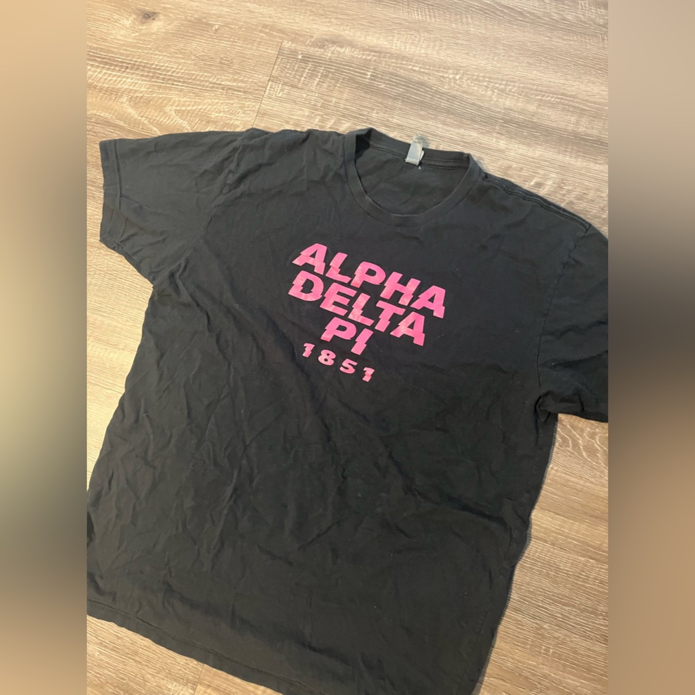 Alpha Delta Pi Black T-Shirt